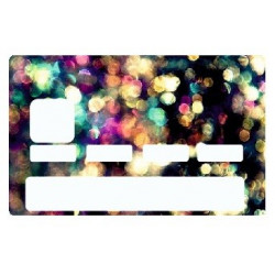 Sticker carte bancaire Guirlande