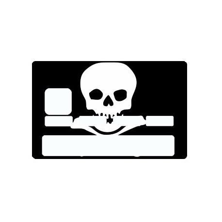 Sticker carte bancaire Tête de Mort