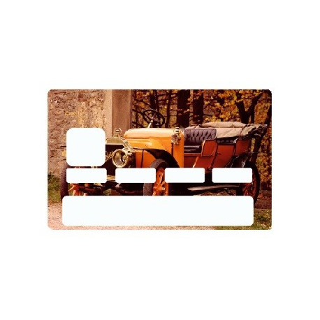 Sticker carte bancaire Voiture ancienne