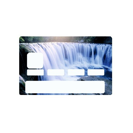 Sticker carte bancaire Cascade