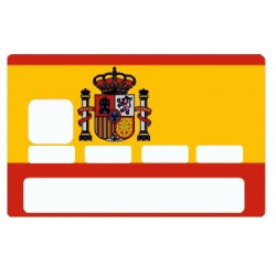 Sticker CB Espagne drapeau