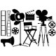 Sticker mural KIt cinéma