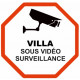 Autocollant Villa sous vidéo surveillance