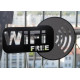 Sticker Wifi Internet FREE évidé