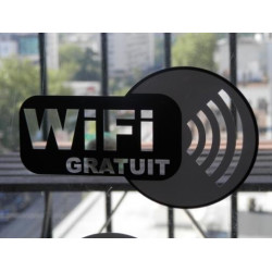 Sticker Wifi Internet évidé