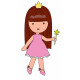 Sticker Princesse