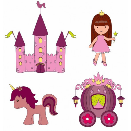 Sticker kit princesse