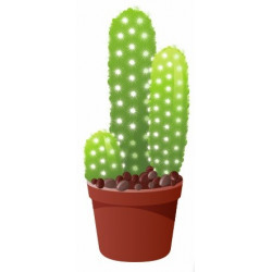 Sticker Cactus colonne