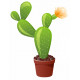 Sticker Cactus avec fleurs