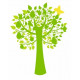 Sticker Arbre vert