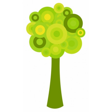 Sticker Arbre à fleurs