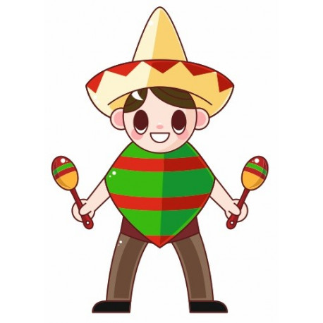 Sticker Mexicain danse