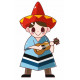 Sticker Mexicain guitariste