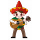 Sticker Mexicain guitare