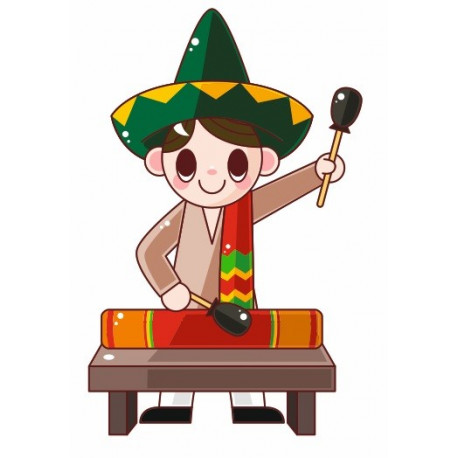 Sticker Mexicain danse