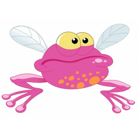 Sticker Monstre Libellule