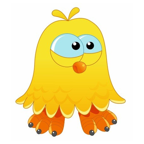 Sticker Monstre Poussin