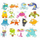 Sticker Monstre planche