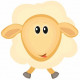 Sticker Mouton bébé