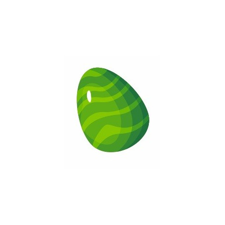 Sticker paques oeuf bleu