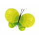 Sticker paques papillon jaune orange