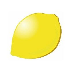 Sticker Citron jaune fruit