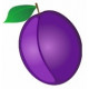 Sticker Prune fruit