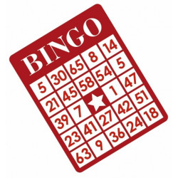 Autocollant muraux casino jeu bingo