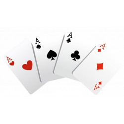 Sticker jeu de cartes