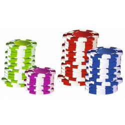 Sticker muraux jetons de pocker 
