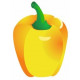 Autocollant Poivron Jaune