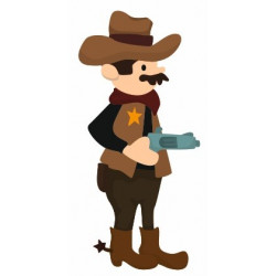 Sticker Cowboy Chef