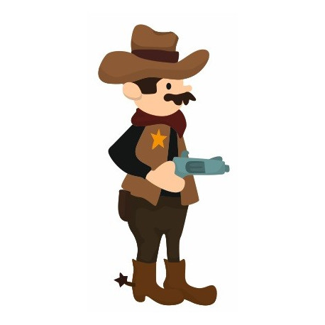 Sticker Cowboy Chef