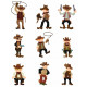 Sticker Cowboy Chef