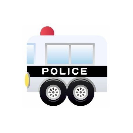 Sticker Camion Policier
