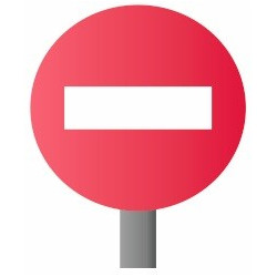 Sticker Panneau Interdiction