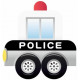 Sticker Voiture Police