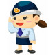 Sticker Marine Fille