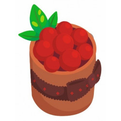 Sticker Gateau Myrtille