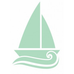 Autocollant Bateau Voilier