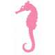 Autocollant Hippocampe Cheval Mer