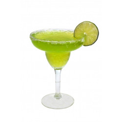 Sticker verre Frozen margarita avec citron