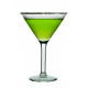 Sticker verre cocktail green martini
