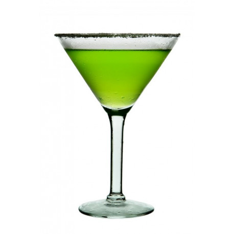 Sticker verre cocktail green martini