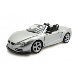 Sticker voiture de course cabriolet gris