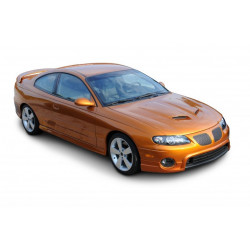 Sticker voiture de course orange