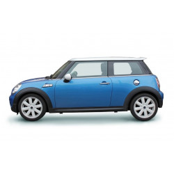 Sticker voiture mini cooper bleu