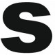 Sticker lettre S gras