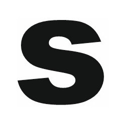 Sticker lettre S gras