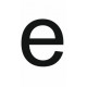 Sticker lettre E
